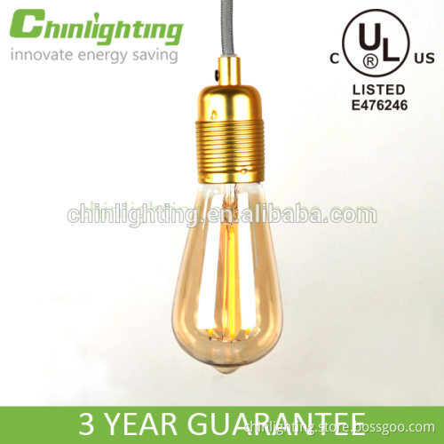 LED Filament bulb S21 ST64 Energy saving light bulb ES UL CE RoHs CUL listed